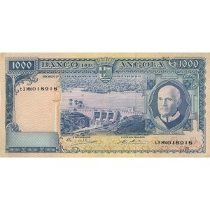 Foreign Banknotes - ANGOLA 1.000 Escudos - P. 98 Piccolo strappetto in...