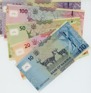 Foreign Banknotes - Namibia Lot of 5 banknotes as pictured...