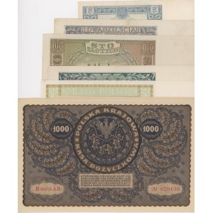 Foreign Banknotes - POLONIA Lotto di sette banconote, buone conservazi...