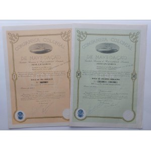 Foreign Banknotes - PORTOGALLO - LISBONA - lotto di 2 titoli/obbligazi...