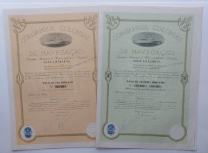Foreign Banknotes - PORTUGAL - LISBON - lot of 2 securities/bonds...