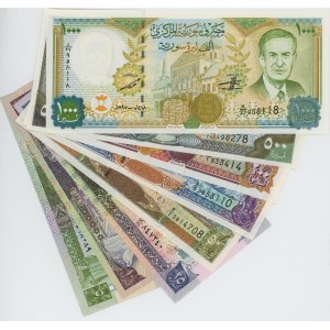 Foreign Banknotes - SIRIA Lotto di 8 banconote, come da foto...