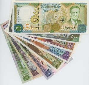 Foreign Banknotes - SYRIA Lot of 8 banknotes, as pictured...