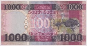 Foreign Banknotes - South Sudan - 1000 Pound of 2020...