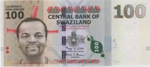 Foreign Banknotes - Swaziland - 100 Emalangeni - P. 39...