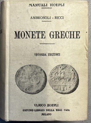 Numismatic books - Ambrosoli - Ricci, Greek coins, 2nd edition, Mil...