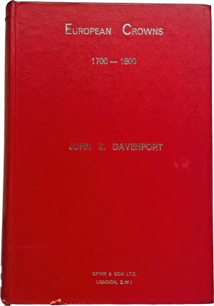 Numismatic books - Davenport J. S., European crowns 1700-1800, London,...