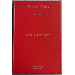 Numismatic books - Davenport J. S., German talers 1700-1800, 2a ed., ...