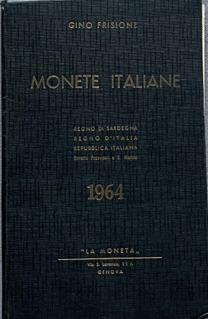 Numismatic books - Frisione G., Italian coins, Genoa 1964., in 8Â°...