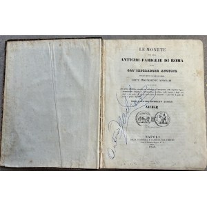 Numismatic books - Riccio G., Le monete delle antiche famiglie di Rom...