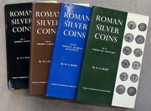 Numismatic books - Seaby H. A., Roman silver coins, vols. I-IV, ed. 1...
