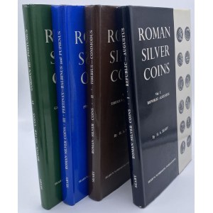 Numismatic books - Seaby H. A., Roman silver coins, voll. I-IV, ed. 1...