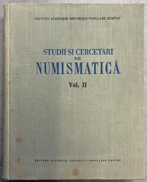 Numismatic books - Studii si Cercetari de Numismatica, vol. II, 1958,.