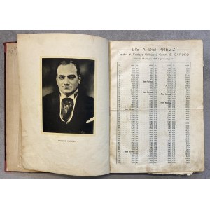 Auction Catalogs - Canessa, Collezione del fu comm. Enrico Caruso. Mo...