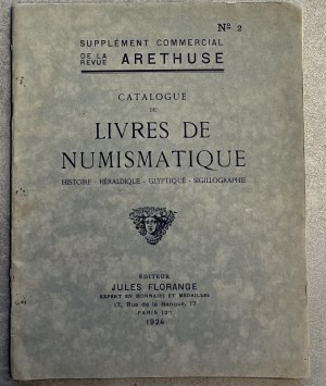 Auction Catalogs - Catalogue de livres de numismatique. Supplement co...