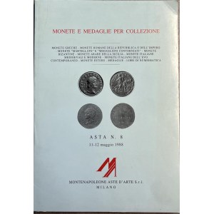 Auction Catalogs - Montenapoleone, 8, 11 e 12 maggio 1988, in 4Â°, 11...