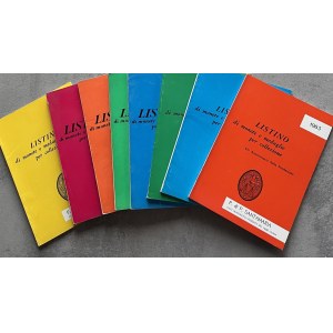 Auction Catalogs - Santamaria Lotto di listini a prezzi fissi di P. &...