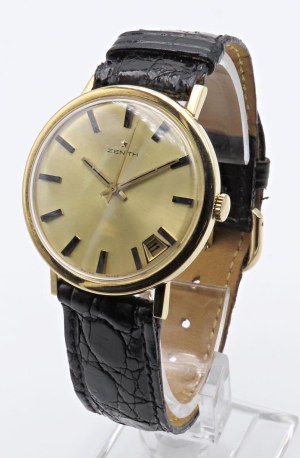 Watches - ZENITH- Solo time - Hand-wound movement. C...