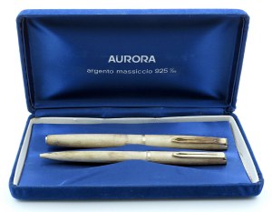 Pens - AURORA - Lot of 2 pens - Fountain pen and p...