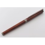 Pens - DUPONT - Ballpoint Pen - Brown resin body c...