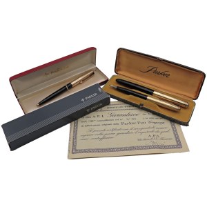 Pens - PARKER - Lotto di 7 penne in scatola originale - L...