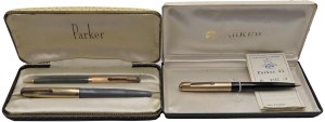 Pens - PARKER - Lot of 5 pens in original box - L...