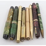 Pens - MULTIPLE LOT - No. 8 items - No. 2 pencil holders and ...