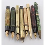 Pens - MULTIPLE LOT - No. 8 items - No. 2 pencil holders and ...