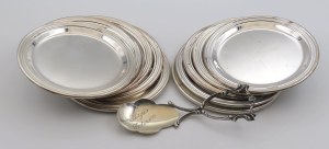 Silvers - SILVER - Lot of silver-plated elements - diameter d...