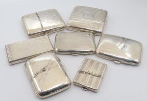 Silvers - SILvers - Lot of 7 small boxes - Probably in ...