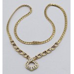 Jewelry - JEWELRY - 18kt gold necklace with diamonds. Weight ...