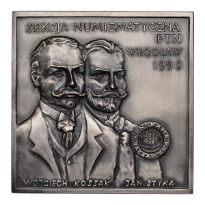 Poster of the Numismatic Section of the PTN Wrocław 1993 - Wojciech Kossak, Jan Styka - RZADKI