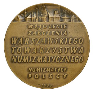 Medal, Karol Beyer/Założyciel WTN w 120-lecie, PTN 1965