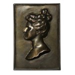 Metal plaque, France - silver