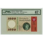 1,000 zloty 1965, series S, PMG 67 EPQ