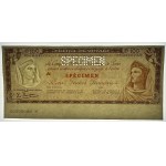 France, Travel Cheque of 100 Francs, No 0000000, SPECIMEN