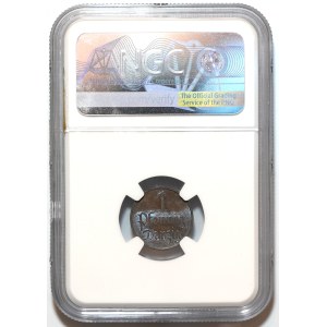 WMG, 1 fenig 1930, NGC MS64 BN
