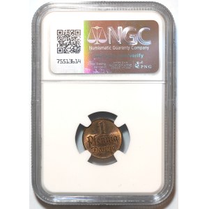 WMG, 1 fenig 1930, NGC MS63 RB