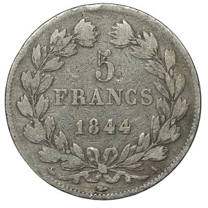 France, 5 francs 1844