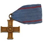 Greater Poland Insurgent Cross with ribbon (1918-1919).