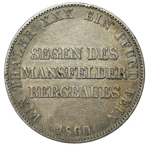Deutschland, Bergbau-Taler (Ausbeutetaler), 1860 (A) Berlin