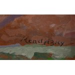 Maurycy (Maurice) Mędrzycki (Mendjizki) (1890 Łódź - 1951 St. Paul de Vance), Ogród Luksemburski w Paryżu, około 1946