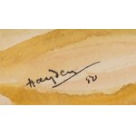 Henryk Hayden (1883 Warszawa - 1970 Paryż), Pejzaż z małego miasteczka, 1950