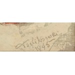 Włodzimierz Terlikowski (1873 Poraj k. Łodzi - 1951 Paryż), Martwa natura z jabłkami, 1945