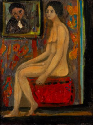 Stanislav Eleszkiewicz (1900 Czutów near Poltava - 1963 Paris), Model in the atelier
