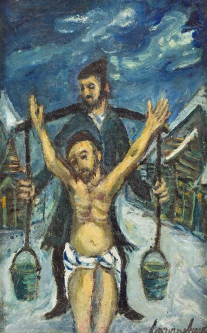 Boris Borvine Frenkel (1895 Kalisz - 1984 Paris), Christ and the Nosevoda