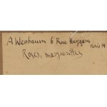 Abram (Abraham, Albert) Weinbaum (Wenbaum) (1890 Kamieniec Podolski - 1943 obóz koncentracyjny), Kwiaty w wazonie