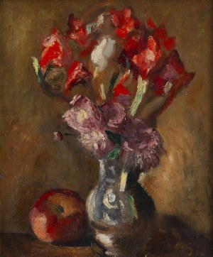 Manuel Ortiz de Zarate (1887 Como, Italy - 1946 Los Angeles), Flowers in a Vase