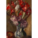 Manuel Ortiz de Zarate (1887 Como, Włochy - 1946 Los Angeles), Kwiaty w wazonie