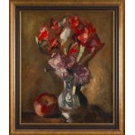 Manuel Ortiz de Zarate (1887 Como, Włochy - 1946 Los Angeles), Kwiaty w wazonie